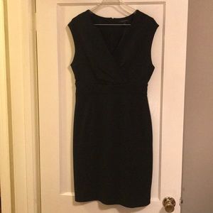 Banana Republic Black Ponte Sheath Dress